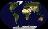 Detailed satellite map of the World. Detailed satellite World map ...