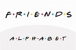 Friends Alphabet File SVG File PNG PDF | Etsy in 2022 | Friends font ...