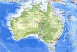 澳大利亚地形地图中文版_澳大利亚地图查询