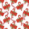 Pattern Candy Canes And Ribbons Free Stock Photo - Public Domain Pictures