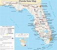 ♥ Florida State Map - A large detailed map of Florida State USA