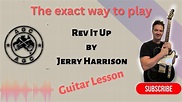 Rev It Up by Jerry Harrison, guitar lesson - YouTube