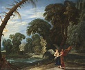 Giacobbe lotta con l Angelo di David Teniers The Elder (1582-1649, Belgium)