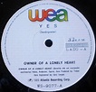 Yes - Owner Of A Lonely Heart = Dueño De Un Corazón Solitario (1983 ...