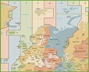 Europe time zones map - Ontheworldmap.com