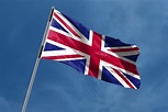 Reino unido (uk) bandera ondeando | Descargar Fotos premium