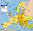 Labeled Map Of Europe Countries - Ronna Chrystel