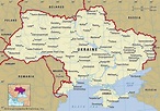 Map of Ukraine and geographical facts, Where Ukraine is on the world ...