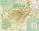 Carte de l'Afghanistan - Afghanistan carte sur les villes, relief ...