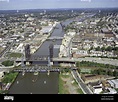 Aerial view of Passaic River, Newark, New Jersey, U.S.A Stock Photo - Alamy