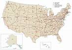 Map Of Usa Roads – Topographic Map of Usa with States