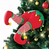 Decoración De Las Patas Del Árbol De Navidad De Santa Y Elf - $ 4,796. ...