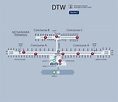 Detroit Metro Airport | Airport map, Detroit airport, Detroit ...