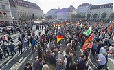 Pegida: In Dresden demonstrieren tausende gegen ausländerfeindliche ...