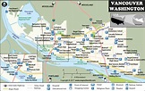 Vancouver Map, Washington | Map of Vancouver