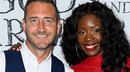 Strictly's Will Mellor's bride Michelle bares shoulders in silhouette ...