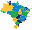 Mapa de Brasil para imprimir | Descargar GRATIS