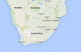 ﻿Mapa de Sudáfrica﻿, donde está, queda, país, encuentra, localización ...