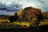 Autumn Oaks, George Innes Landscape Artist, Landscape Paintings, Oil ...