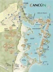 Mapas Detallados de Cancún para Descargar Gratis e Imprimir