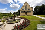 Schloss Rosenau Palace with park, | Stock Photo