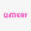 "QUEENCARD" Sticker for Sale by lanamarais | Redbubble