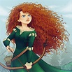 Merida the Brave by verauko on DeviantArt | Merida valente, Animação ...