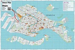 Mapa de Venecia - Un mapa de Venecia (Italia)