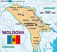 Karte von Moldawien (Land / Staat) | Welt-Atlas.de