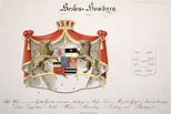Assia - Homburg Stemma Originale Litografia a Colori C.Hildebrandt 1831 ...