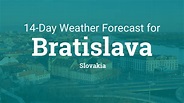Bratislava, Slovakia 14 day weather forecast