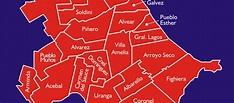 Mapas de Rosario, Plano de la Ciudad