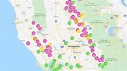 Maps of Current and Potential Power Shutoffs in Northern California by ...
