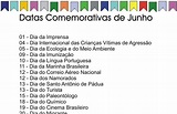 * Aprendizagem Divertida *: *DATAS COMEMORATIVAS - MÊS DE JUNHO