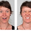 Examples of the positive (A) and negative (B) facial expressions made ...