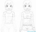 Como dibujar a una mujer anime (cuerpo y rostro) – Paso a paso ...