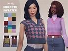 Cropped Sweater (two versions) at SERENITY » Sims 4 Updates