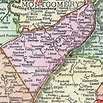 Floyd County, Virginia, Map, 1911, Rand McNally, Topeco, Falcon ...