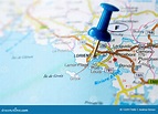 Lorient no mapa foto de stock. Imagem de mapa, cartografia - 122917686