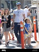 Johnny Knoxville and his kids Rocko and Arlo Clapp at the Farmers ...