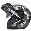 MRC helmet 309 CASCO Racing Flip up full face (Black) M size | Shopee ...