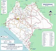 Mapa de Chiapas - Tamaño completo | Gifex