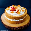 Peaches and Cream Cake - Little Sweet Baker