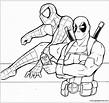 Deadpool And Spiderman Coloring Pages - Deadpool Coloring Pages ...