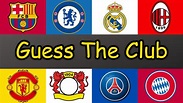 Guess The Football (Soccer) Team Logo (Football Quiz) - YouTube