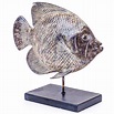 Rustic Wood Effect Fish on Stand | Wooden Fish Figure | Wooden Fish