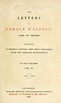 The letters of Horace Walpole, Earl of Orford (1840 edition) | Open Library