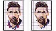 Lionel Messi Pixel Art Cuadricula Para Dibujar Dibujos En | Images and ...