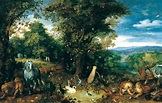 The Garden of Eden Painting | Jan Brueghel the Elder Oil Paintings
