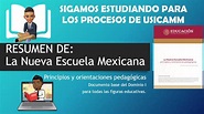 Resumen del documento: La Nueva Escuela Mexicana: principios y ...